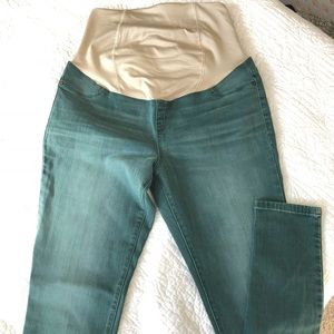 Brand NEW green maternity jeans